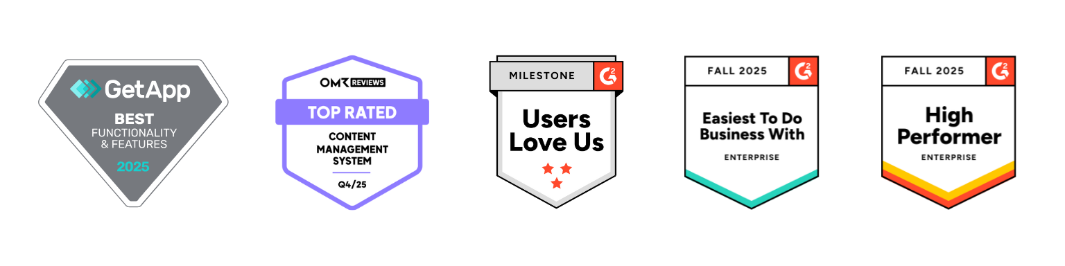 Best Functionality and Features - Top Rated Content Management Systems - Best to do Business with High Performer